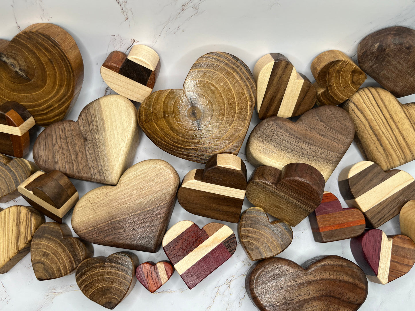 Wood Hearts