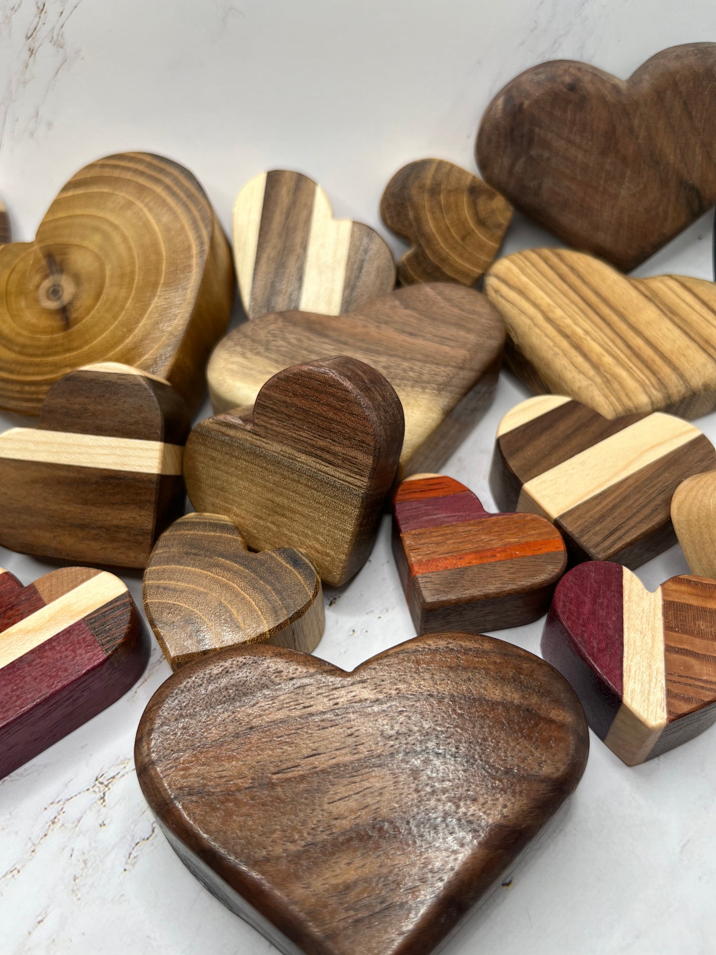 Wood Hearts