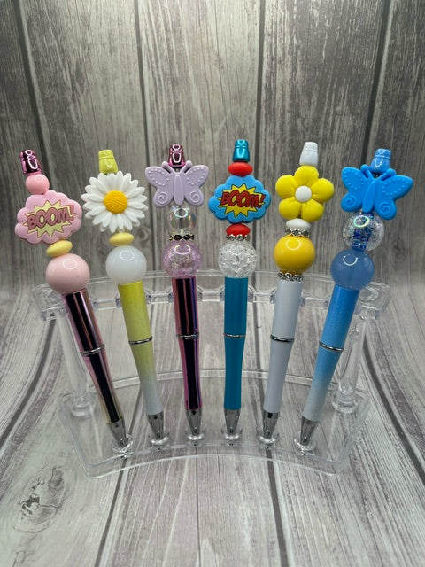 Assorted Handmade Beaded Pens