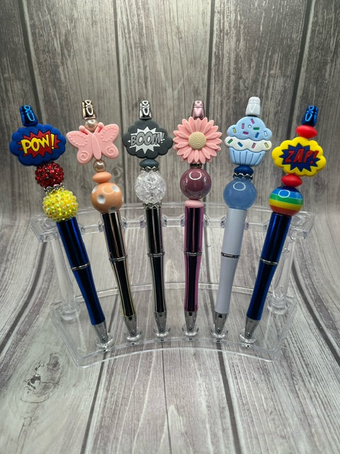 Assorted Handmade Beaded Pens