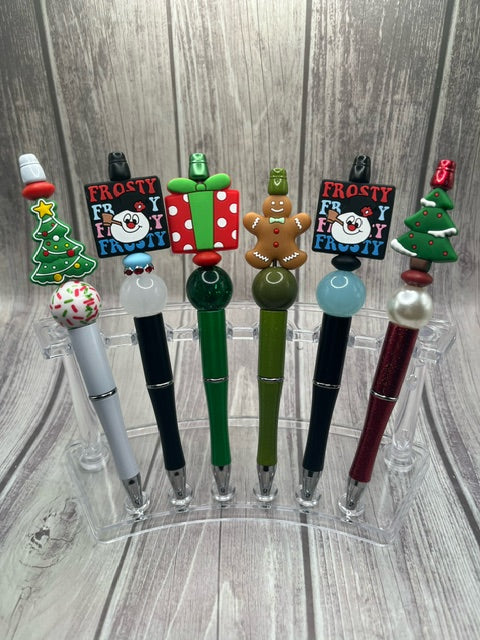 Christmas Handmade Beaded Pens